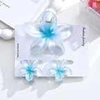 3Pcs/18Pcs Egg Flower Hair Clips Gradient Candy Color Flowers Suitable for Daily Backcombed Ponytail Shark Clip Hair Accessories