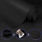 Black Gaming Mouse Pad – Large Non-Slip Desk Mat for PC, Keyboard & Mouse, Gamer Mousepad for Desktop