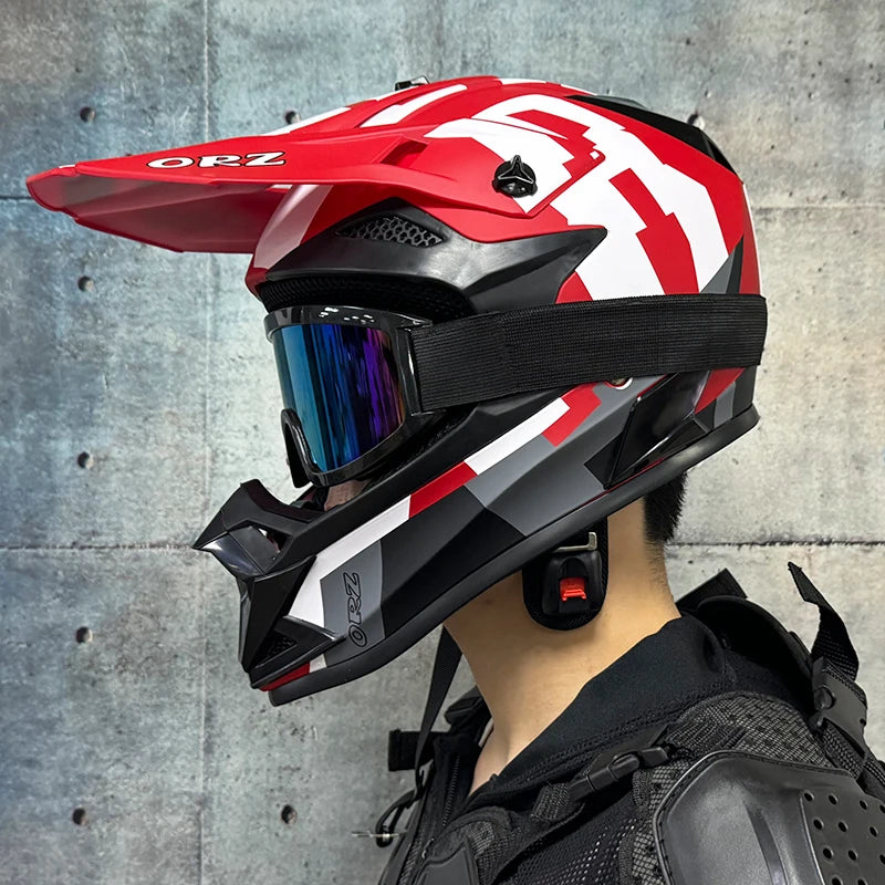 Motorcycle helmet motorcross off-road helmets ATV Dirtbike downhill racing helmet DOT capacete