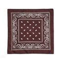 Fashion Hip Hop Bandana Kerchief Unisex Black Hair Band Neck Scarf Headwear Wrist Wraps Head Square Scarves Print Handkerchief