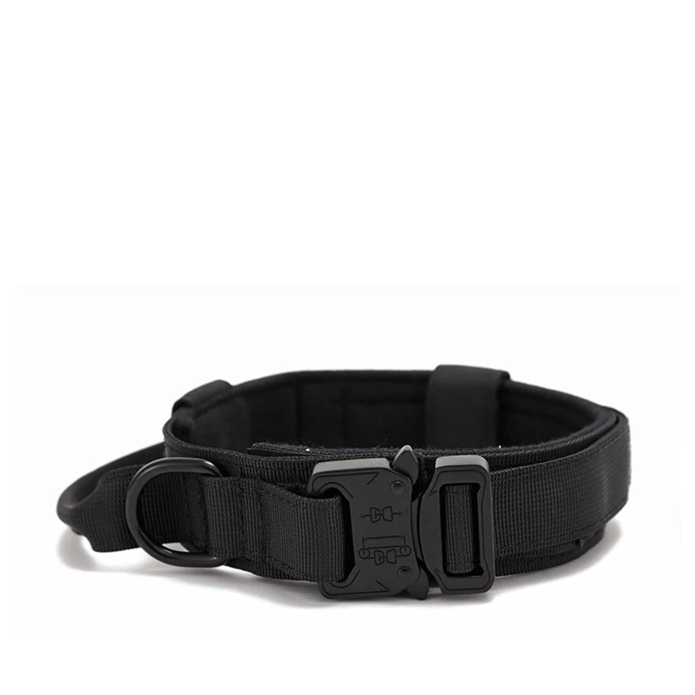 Pet Dog Collar Leash Set Nylon Material Durable Dog Collar Reflective Leash Pet Tactical Training Dog Collar Large Dog Leash Set - WTN Essentials 