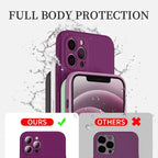 Solid Silicone Phone Case For IPhone 16 & 17