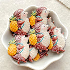 10PCS Mixed Resin Cartoon rabbits, hedgehogs squirrels Flat back Cabochon Stone Scrapbook DIY Decor Figurines Crafts Accessories
