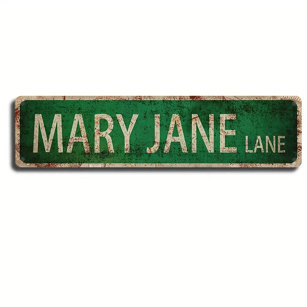 Vintage Country Retro Stoner Avenue Street Sign - 4''x16''/10cm*40cm - Great for Room, Home and Wall Decoration