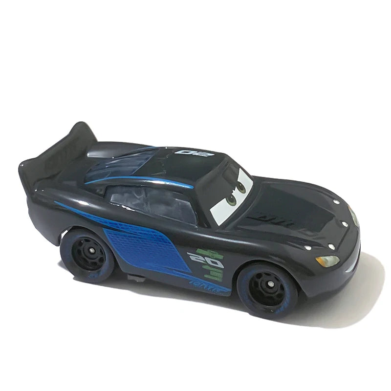 Disney Pixar Cars Piston Cup Racer Lightning McQueen Plated Version Magenta Color Alloy Diecast Model Toy Cars Children's Gift