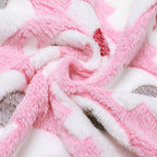 Cute Elephant Baby Blanket Newborn Swaddle Wrap Bedding Soft Warm Infant Quilt Coral Velvet Stroller Cover Babies Accessories