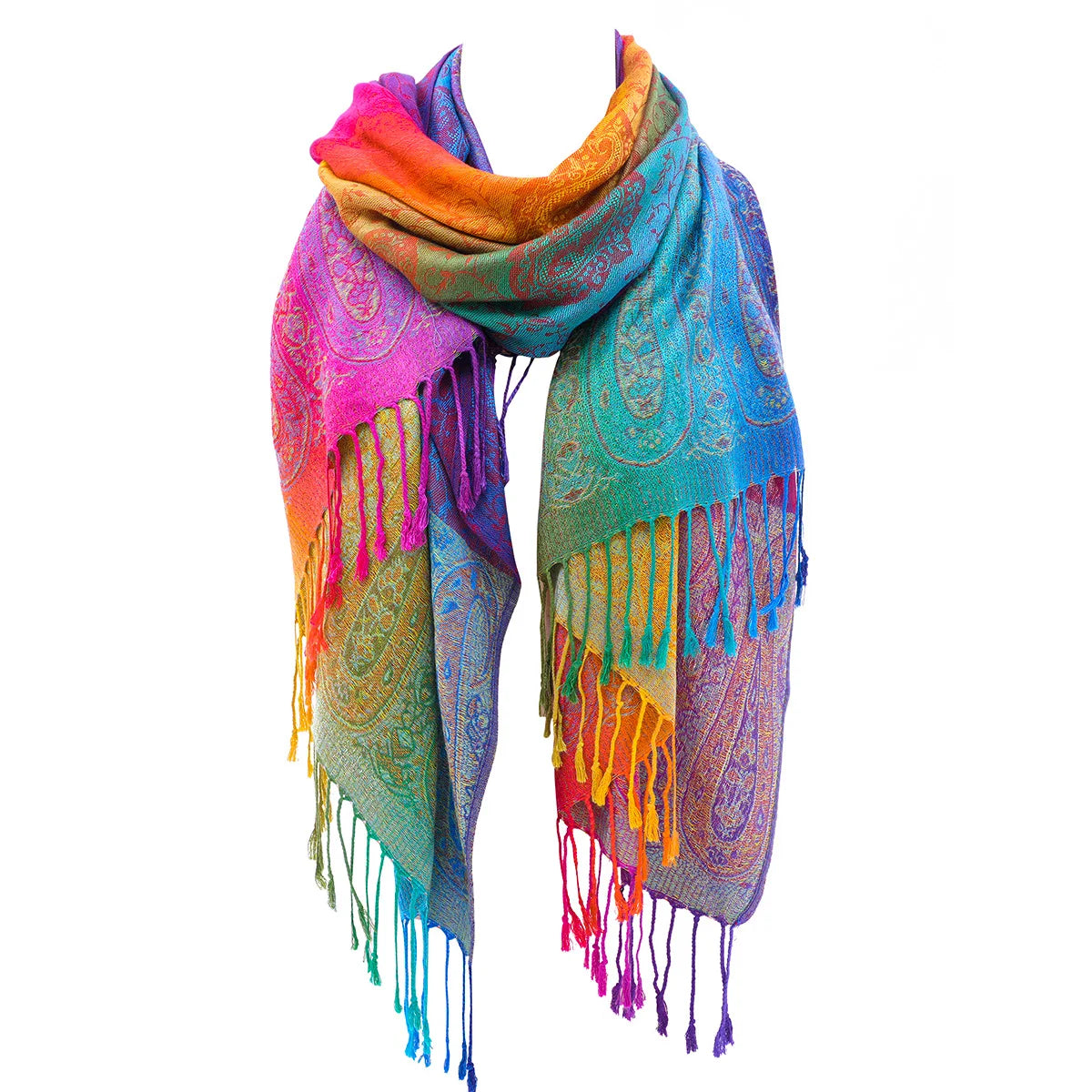 Luxury Satin Shawl Wraps Fashion Women's Silk Scarf Pashmina Soft Elegant Neckwear for All Seasons