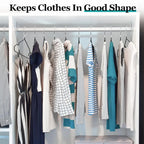 10PCS Metal Traceless Non-Slip Clothes Hangers – Strong Space Saver Rack