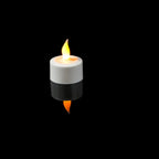 1/2/3/4 Pieces Yellow Light LED Candles With USB Charge,Flameless Decorative Wedding Christmas Rechargeable Tea Lights