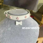 Sweet Cool Cute Bone Collar Couple Personalized Choker Spicy Girl Neck Band Punk Dog Necklace