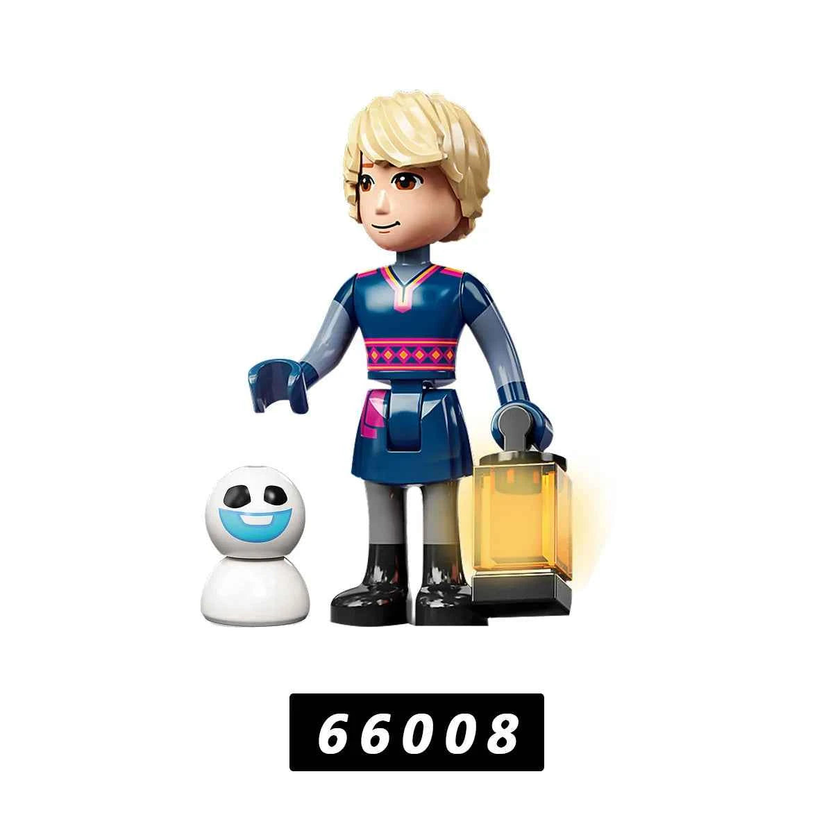 5pcs/set Disney FROZEN Series Princess Elsa Mini Figma 66006-66010 Building Blocks Model Toys for Children