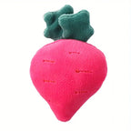 Plush Cat Toys Interactive Kicker Teeth Grinding Fruit Shaped Pet Toy for Kittens