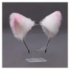 Lolita Animal Cat Fox Ear Hair Hoops Cosplay Girls Halloween Anime Headbands Headwear Hair Accessories
