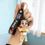 KPop Rumi Keychain Kpop Group Rumi Mira Zoey Anime Character Keychains Backpack Pendant Charms Party Favor Gift Keyring