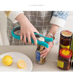Jar Opener Easy Grip Wrench 4 in 1 Handy Save Strength Can Beer Bottle Cap Openers Lid Twist Off Tools Portable Kitchen Gadgets