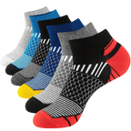 6/12 Pairs Colorful Men's Low Tub Socks Fashion Comfortable Autumn Classic Black Business Sock High-quality Men's Short Socks