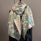Cashmere Scarf for Women Thick Warm Winter Blanket Brand Female Luxury Quality Shawl Wrap Bufanda 2024 Poncho Echarpe Pashmina