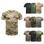 Quick Dry T-shirt Man Tops Forest Camouflage Graphic T Shirt For Men Clothing Gym Fitness Tee Shirts Casual Comfort Tee Shirts