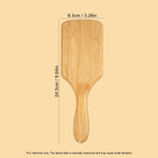 Natural Bamboo Air Cushion Hair Brush with Gift Box - Wooden Massage Comb for Smoothing Detangling Anti-Static Hair Care