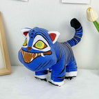 New hot Anime Hunters Plush Cute Purple Tiger Black Hat Magpie With 3 Eyes Monster Hunt Girl Group Stuffed For Fans Gifts
