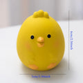 Rubber Squeaky Chicken Dog Toy for Interactive Chewing and Play