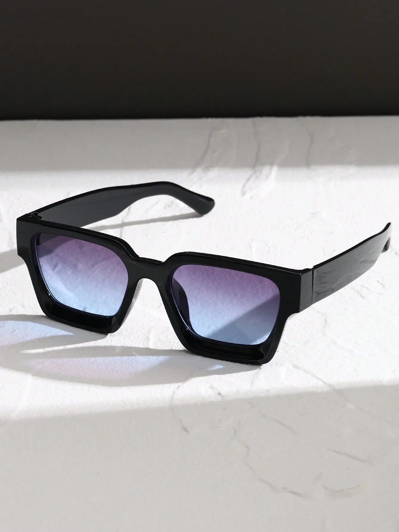 Classic Square Plastic Frame Sunglasses for Men & Women