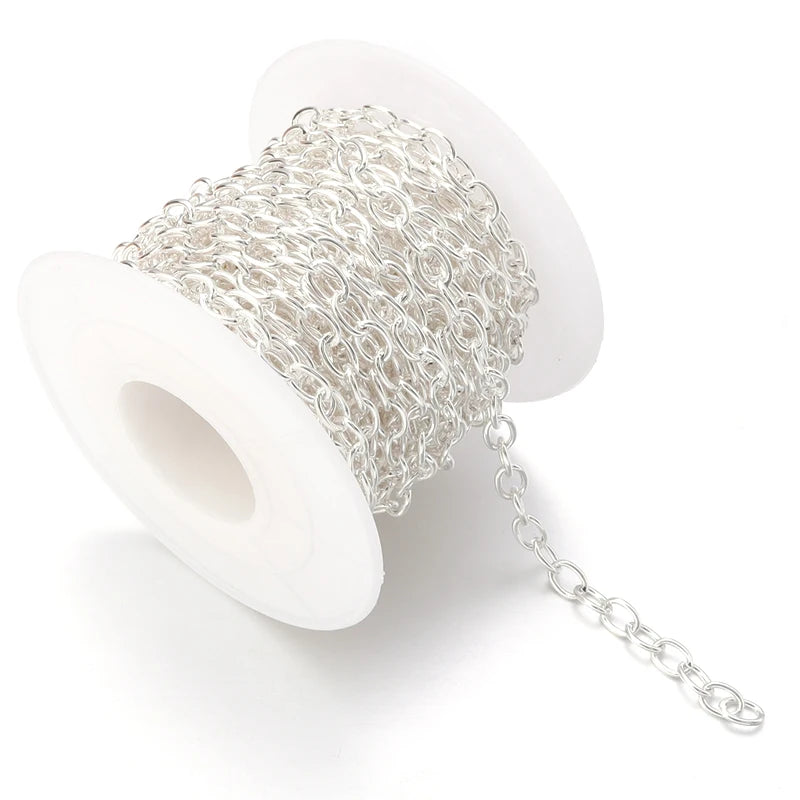 Louleur High Quality Necklace Chain Bulk Cross Chains For Jewelry Making Findings DIY Necklace Bracelet Chain Materials