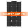 DOKIO 18V 100W/200W/400W Flexible Solar Panels Waterproof Monocrystalline Solar Panel Camping RV Home Charge 12V