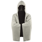 Cooling Hooded Cloak lce Cool Poncho Cover Up Super Absorbent Oversized Hooded Towel Wrap, 4-in-1 for Swimming Beach Pool Travel