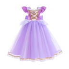 Kids Princess Cosplay Costume Girl Snow Queen Dress Halloween Carnival Clothes Cute Cosplay Evening Party Clothing for 2-10 Year