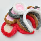 Plush Mouse Ears Headbands Cartoon Animal Ears Hair Hoop Cute Bear Ears Hairband Halloween Party Costume Photo Props F3MD