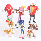 Sonic Figures 6PCS Set – Shadow, Tails & Character Collectible Toys