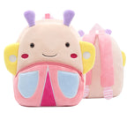 Cute Cartoon Animal Plush Backpack Soft Children Kindergarten Schoolbag Toddler Travel Bag Gift For Girls Boys