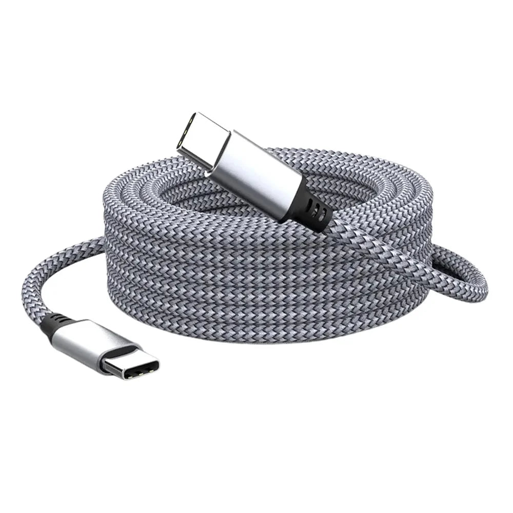 PD 60W Type C to Type C Fast Charging Cable Type C 3m 5m 8m Extending Data Cable For Huawei Xiaomi Samsung Oppo OnePlus Camera
