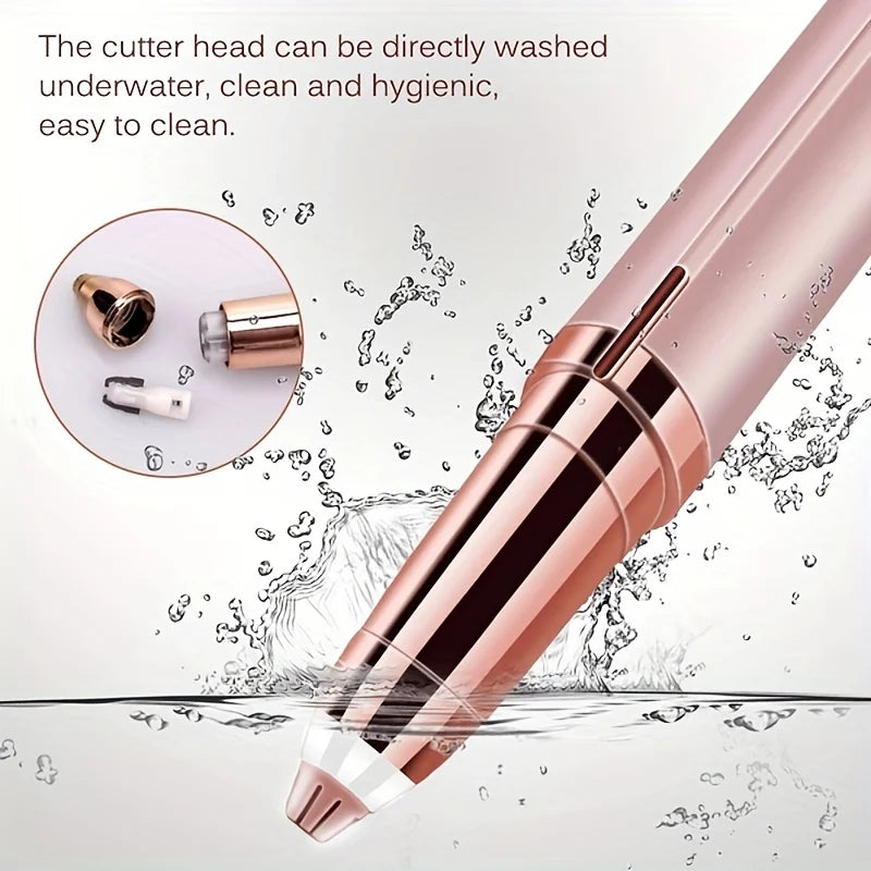 Electric Eyebrow Trimmer USB Rechargeable Mini Electric Eyebrow Trimmer - Convenient and Easy Facial Beauty Trimmer