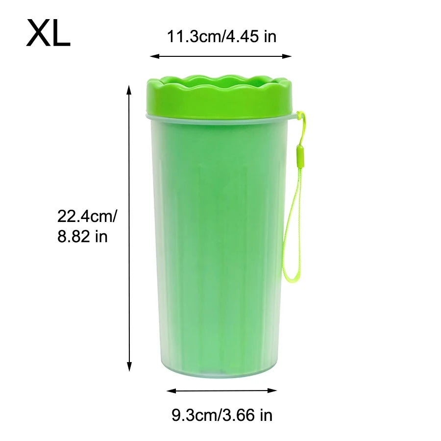 Pet Paw Cleaning Cup – Portable Silicone Dog & Cat Foot Washer | Removable Mud Cleaner (S/L/XL Sizes)