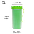 1Pc Pet Plastic Foot Wash Cup S L XL Large size silicone brush Dog cat clean foot mud removable cleaning Foot