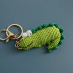 Funny Shrimp Crochet Keychain Cute Ocean Bag Charm