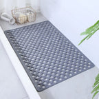 Non-Slip Bathroom Mat with Suction Cups – 43x75cm Quick Drain Shower Rug