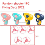Funny Cat Toy Interactive Launch Pet Training Toy For Kitten Mini Flying Disc Shooting Gun Chasing Games Cat Toys Pet Supplies