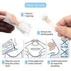 30Pcs Hypoallergenic Nose Strips Breathable Non-Invasive Breath Nasal Strips Nasal Congestion Anti-Snoring Sticker