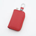 Men Key Holder Housekeeper PU Leather Car Key Wallet Keys Organizer Women Keychain Cover Zipper Key Case Bag Unisex Pouch Purse