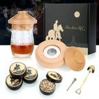 Cocktail Smoker Kit,Smoking Set ,Old Fashioned Whiskey Smoker Drinks Kit,Cocktail Accessories for Whiskey,Drink