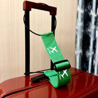 Aircraft printed nylon luggage fixed strap with one pack
