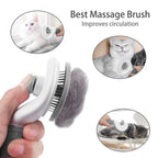 Pet Dog Brush Cat Comb Self Cleaning Pet Hair Remover Brush For Dogs Cats Grooming Tools Pets Dematting Comb Dogs Accessories - WTN Essentials 