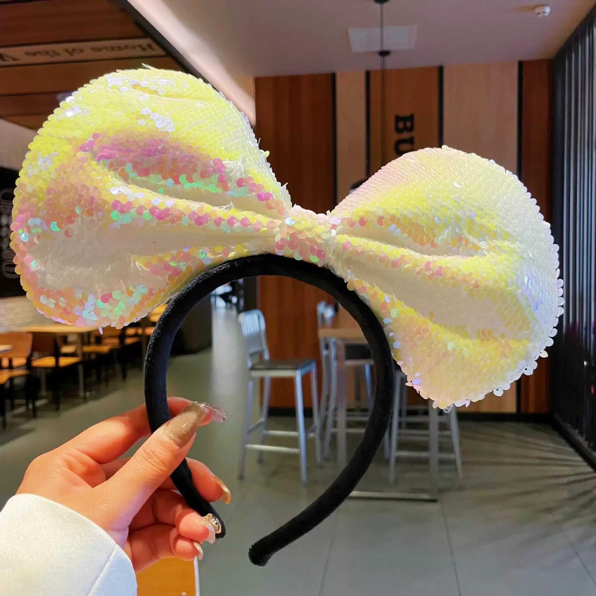 Cartoon Minnie Mouse Ear Headband New Holiday Party Christmas Snowman Headdress Cosplay for Adults Kids Hair Accessories