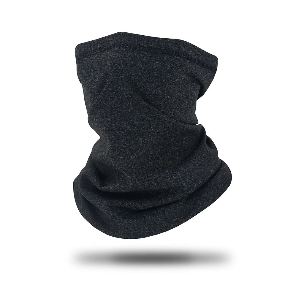 NOFOXO Winter Thick Polar Fleece Hiking Face Mask Men Women Warm Bandana Outdoor Cycling Sport Windproof Neck Warmer Scarf