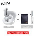 QCY Melobuds N20 BH25HT20A Wireless Bluetooth 6.0 Earphone -50dB Adaptive ANC 13mm Drivers Headsets 6 Mics HD Calls Earbud 40Hrs