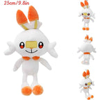 Pokemon Sprigatito Fuecoco Quaxly Kawaii Plush Toys Cute Anime Scorbunny Cinderace Stuffed Animals Peluche Dolls Festivals Gifts