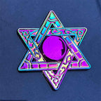 Rainbow Fidget Metal Spinner Colorful Finger Spinners High Speed Hand Spinners Fidget Toys for Stress Anxiety Relief for Adults